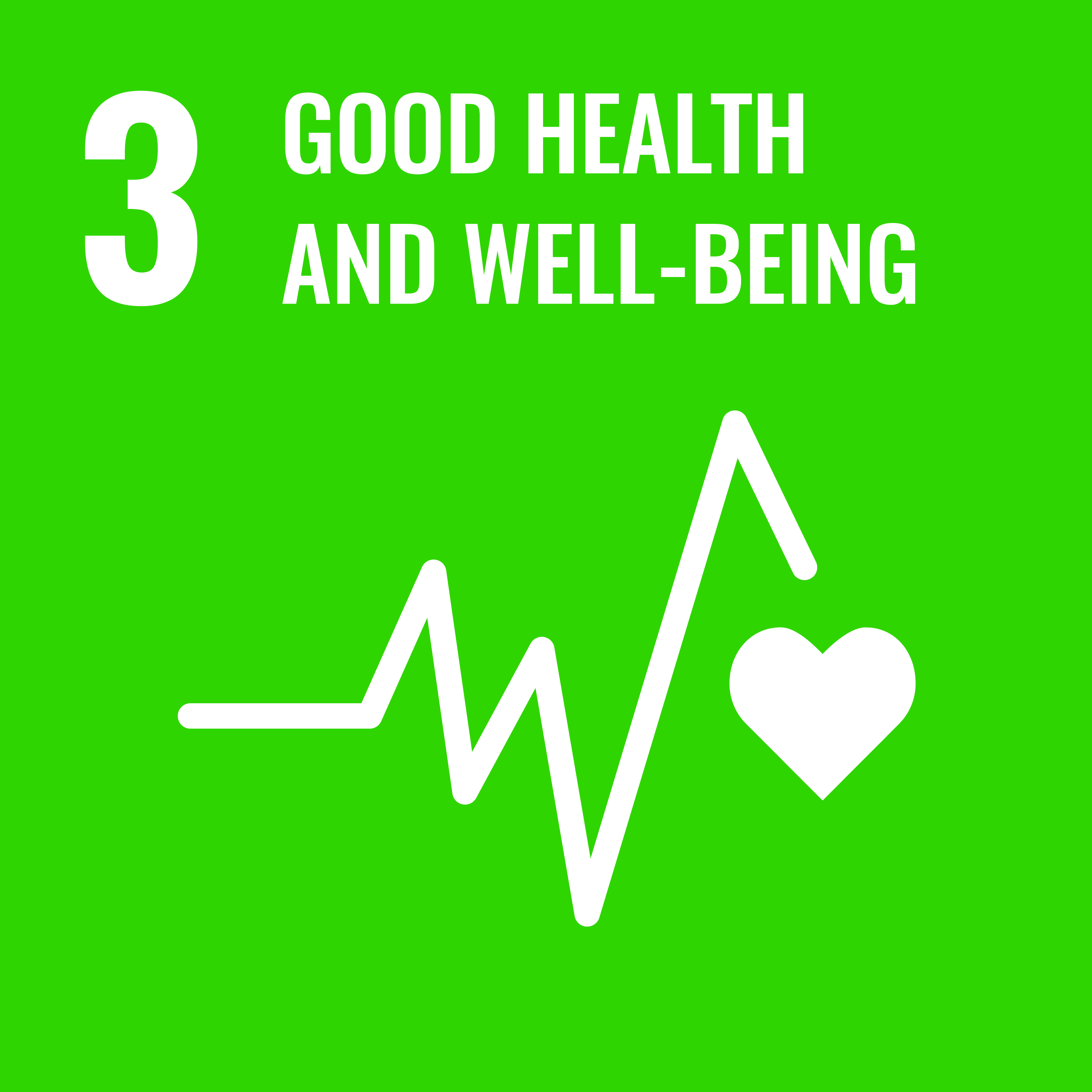SDG3 すべての人に健康と福祉を